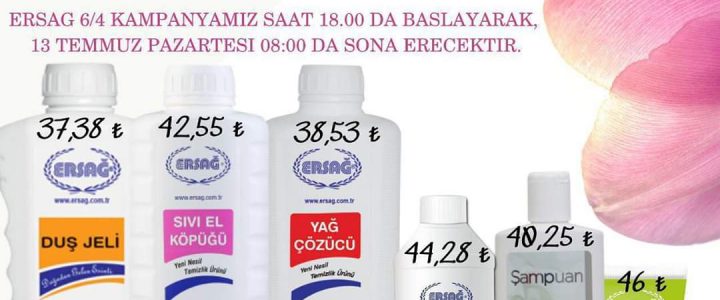 Ersağ Türkiye 6 da 4 Kampanyası Promosyonu